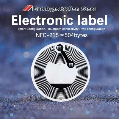 NFC sticker ntag215 chip sticker NFC induction tag sticker homemade music wall smart home switch sticker 13,56 MHz, huawei ios