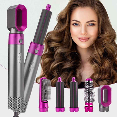 Willy MerxHair Curler and StraightenerLooking for a professional-grade hair curler and straightener in one? This 5-in-1 Hair Curler and Straightener Comb is perfect for you! With its auto-rotation hair cHair Curler and Straightener