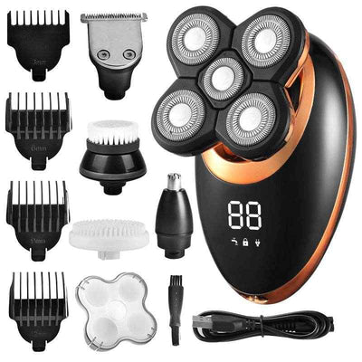 Willy MerxLCD Display Electric ShaverThe LCD Display Electric Shaver is the perfect tool for any man who wants a clean,close shave. The shaver's five blade heads provide a smooth shave, while the trimmeLCD Display Electric Shaver